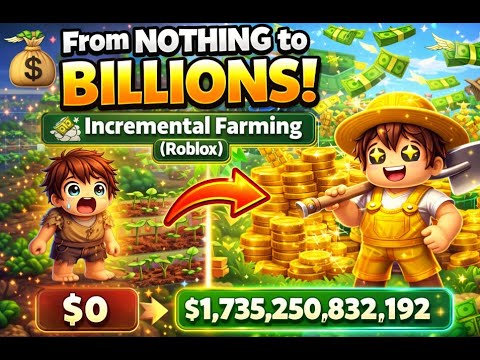 From NOTHING to BILLIONS! Incremental Farming