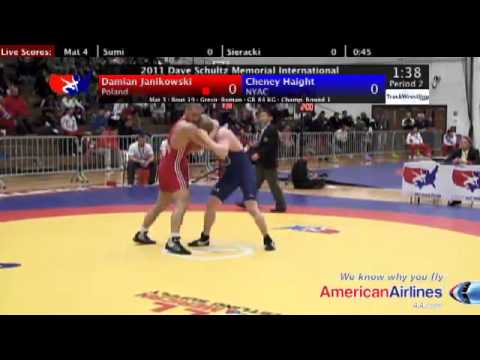 Schultz Greco 84kg Damian Janikowski (POL) vs. Cheney Haight (NYAC)