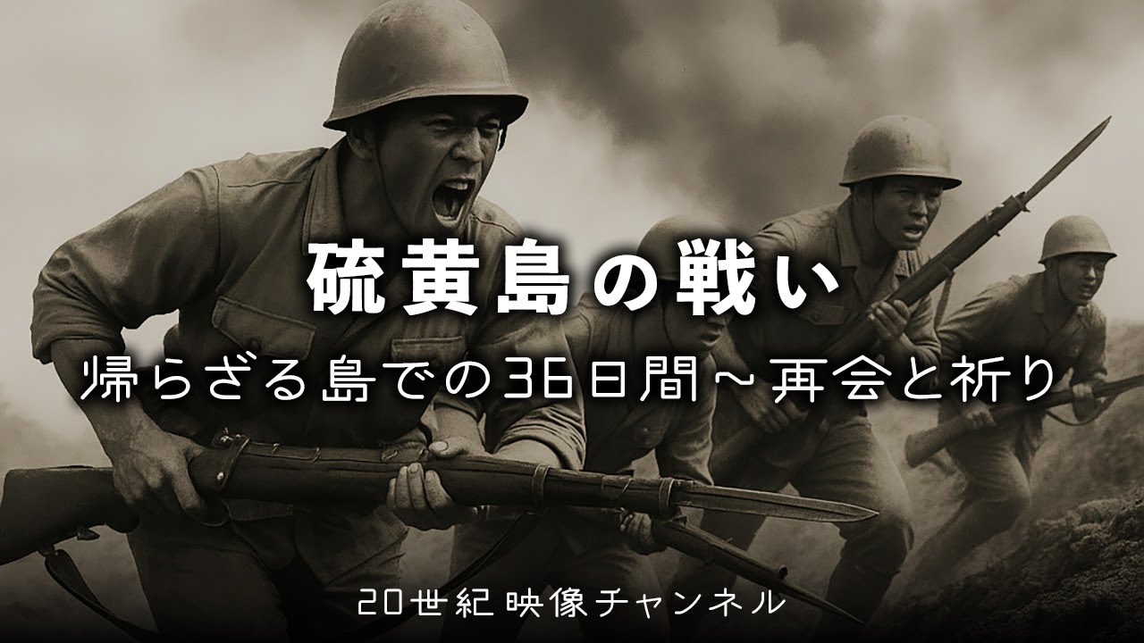 【硫黄島の戦い - 帰らざる島での36日間】映像と解説 / 太平洋戦争「本土防衛最前線の死闘」再会と祈り