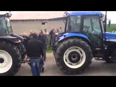 ERKUNT KIYMET 90 & NEW HOLLAND TD95D ÇEKİŞMESİ