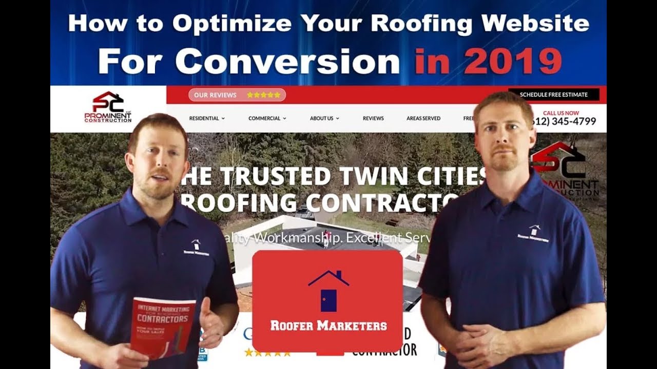 Converting Roofing Website Visitors To Leads Webinar - Roofer Marketers