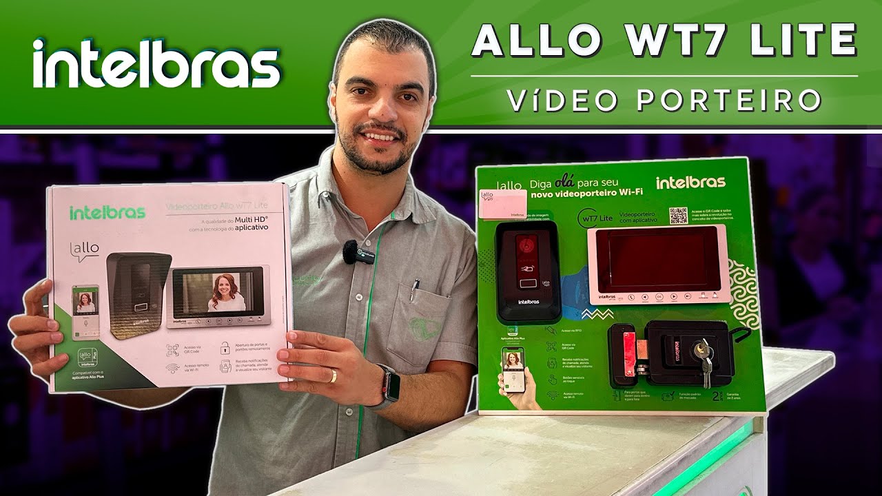 PROTEÇÃO PARA SUA CASA!🏠 - Video Porteiro Allo WT7 Lite Intelbras