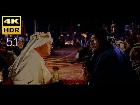 LAWRENCE OF ARABIA (1962) - Auda's Tent - 4K HDR