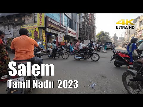 【India Drive 4K】Salem Tamil Nadu 2023