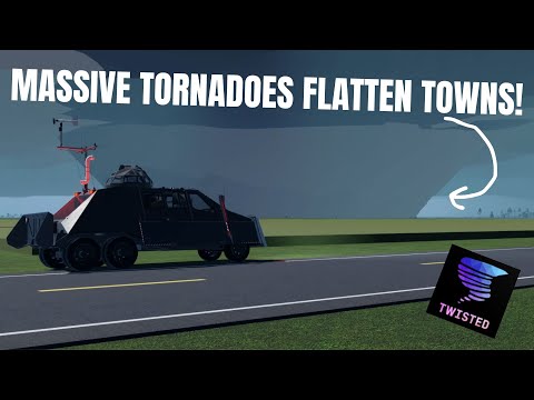 Violent Wedge Tornadoes Tear Through Keysota Destroying Everything!! Roblox Twisted Part. 48