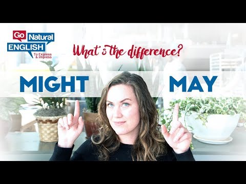 What is the Difference Between May and Might? l Go Natural English