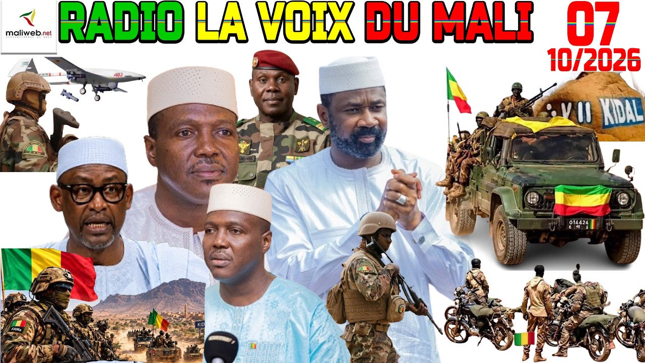 La Revue de Presse de la RADIO LA VOIX DU MALI du 07 Octobre 2026