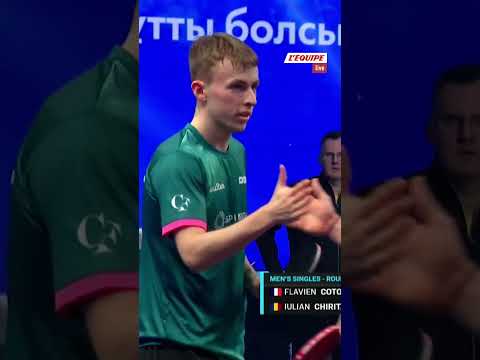 🏓 Flavien Coton réussit son entrée en lice au WTT Star Contender d'Astana !