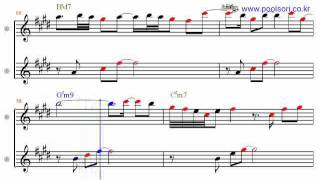 The joy of life  - Bb Tenor/Soprano Sax Sheet Music [ kenny g ]