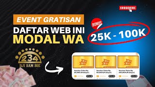 Tanpa Modal! Daftar Web Ini Langsung Dapat Bonus Hingga 100 Ribu?!🔥 Dji Sam Soe