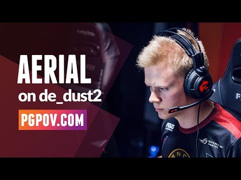 [CSGO POV] Aerial (ENCE) vs OpTic / 33-11 / de_dust2 // Player Settings in desc.