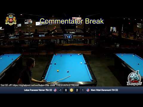 Battle of the Bull - One Pocket - Lukas Fracasso-Verner vs. Marc Vidal Claramunt [8/12/2025 4pm]