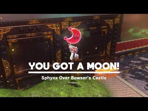 Super Mario Odyssey - Bowser's Kingdom Moon #39: Sphynx Over Bowser's Castle