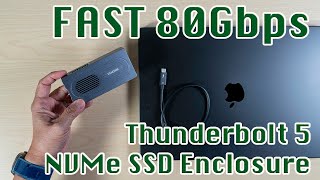 FAST DIY Thunderbolt 5 80 Gbps External Drive with Vangree TB001 Pro
