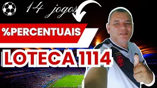percentual da loteca 1114