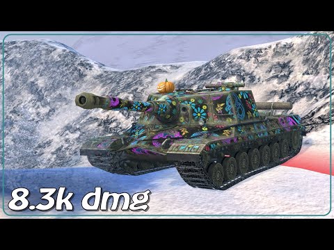 Obj 268 • 4 frags • 8.3k dmg • WoT Blitz