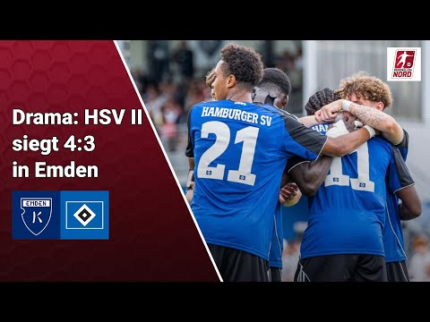 Kickers Emden - Hamburger SV II | Regionalliga Nord 13. Spieltag