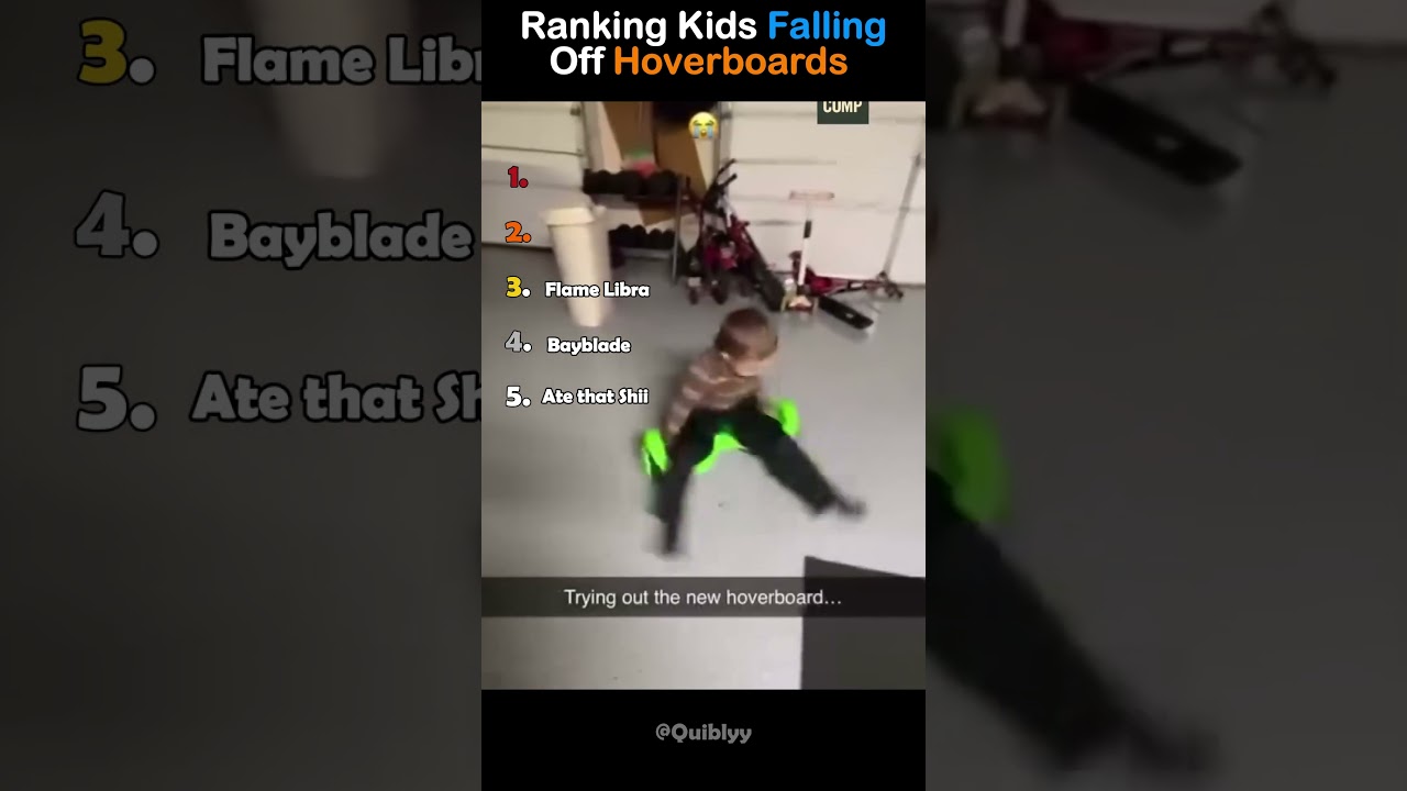 Funniest Hoverboard Fails Ranked By Kids!
