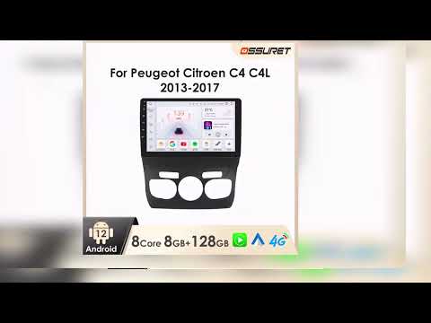 A must-have product! Android Car Radio for Citroen C4 C4L 2013 - 2017 Multimedia Stereo Android Au
