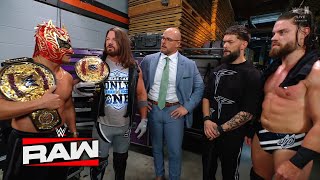 AJ Styles Announces His Final Year & Huge Tag Team Title Match Set for RAW!