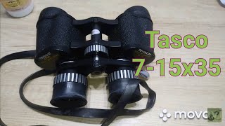 Servicing Repair of binoculars Tasco 7-15x35 How to collimate binoculars Double Vision