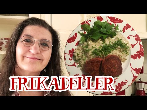 Frikadeller and creamed white cabbage (Vegan) (Seitan)