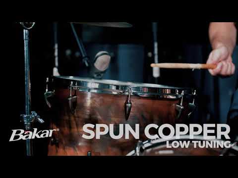 Seamless Spun Copper Drum Kit - Oriollo Bakar drum sets