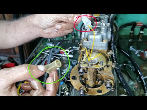 how to delphi fuel pump new filter install Mf Fiat Cav Delphi fuel pump filter change