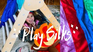 Play Silks 101|How to use Play Silks #montessoriwithhart