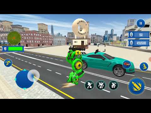Prado robot car game bat transform robot