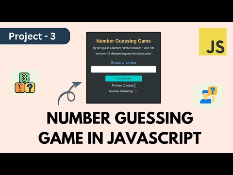 Number Guessing Game In Javascript Beginner Level Project In Javascript Javascript