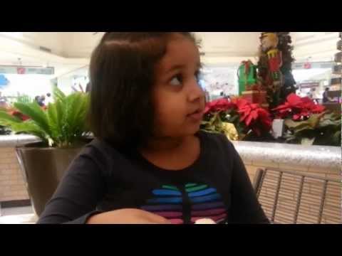 Abi eating ice cream...