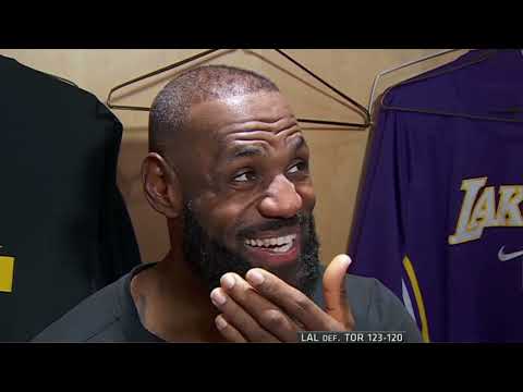 LeBron James PostGame Interview | Los Angeles Lakers vs Toronto Raptors