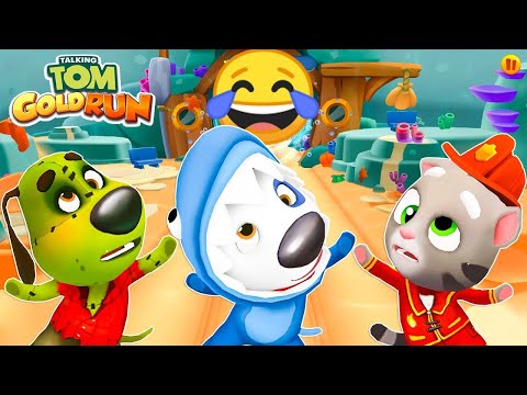 Talking Tom Hero Dash VS Talking Tom Gold Run || Neon Angela vs Planet Tom iPad Gameplay 2021