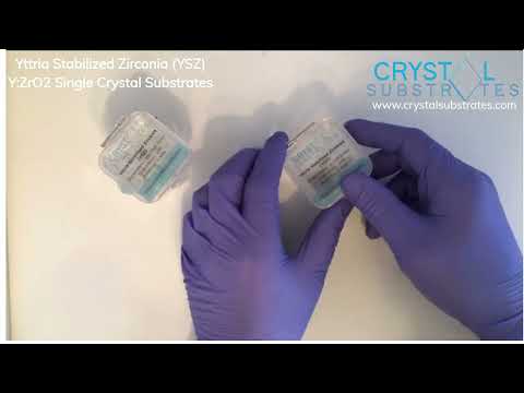 Yttria Stabilized Zirconia YSZ YZrO2 Single Crystal Substrates