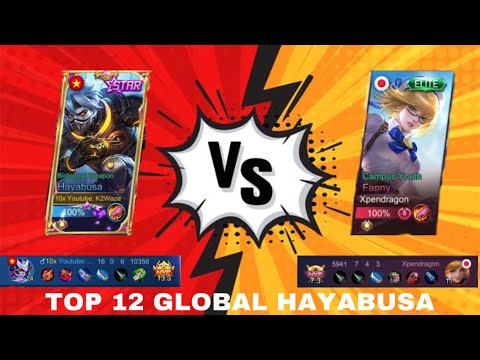 MEET PRO FANNY IN RANK - Top 12 GLOBAL HAYABUSA GAMEPLAY