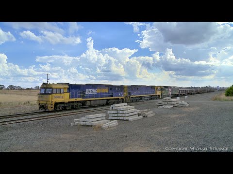 4PM4 Pacific National Steel Train (13/3/2022) - PoathTV Australian Trains & Railways