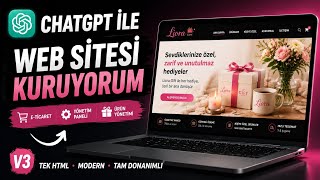 ChatGPT ile Kod Yazma | ChatGPT ile Sıfırdan E-Ticaret Sitesi Yaptım! 🚀