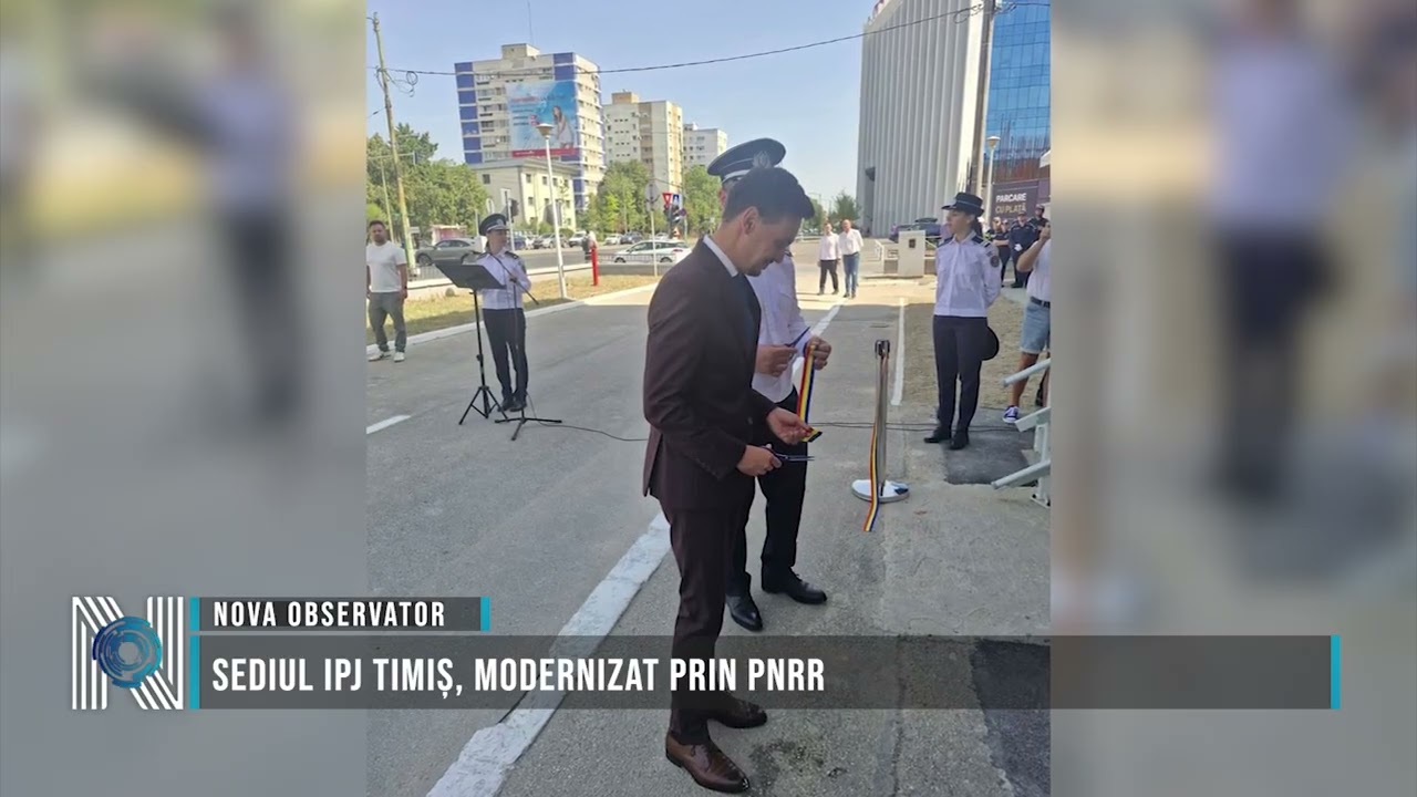Sediul IPJ Timiș, modernizat prin PNRR