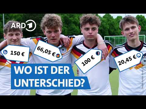 Video Thumbnail: Fußballtrikots: Hält das 20-Euro-Shirt mit dem Original mit? | SUPER.MARKT rbb