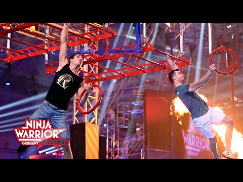 René Casselly vs. Oliver Edelmann: The Duel of the Top Ninjas! | Ninja Warrior Germany Allstars 2021