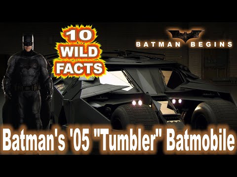 10 Wild Facts About Batman's '05 "Tumbler" Batmobile - Batman Begins (2005)