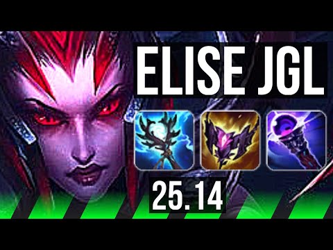 ELISE vs UDYR (JGL) | Legendary, 40k DMG | EUW Master | 25.14