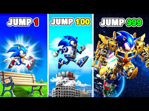 SONIC Changes into a Different ROBOT with Every Jump in GTA 5