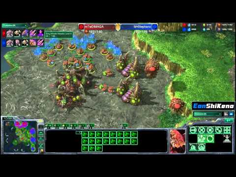 Stephano vs DIMAGA ZvZ Starcraft 2 EonShiKeno
