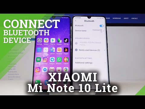How to Connect Bluetooth Device with Xiaomi Mi Note 10 Lite - Bluetooth Connection