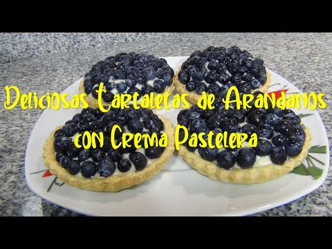 DELICIOSAS MINITARTALETAS DE ARANDANOS CON CREMA PASTELERA I Cristinakitcheperu I 😋🎂