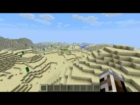 hazardousjump - Minecraft- Two Villages, Two Pyramids, Biome mix seed!