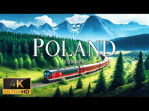 FLYING OVER POLAND (4K Video UHD) - Relaxing Music With Beautiful Nature Video For Stress Relief