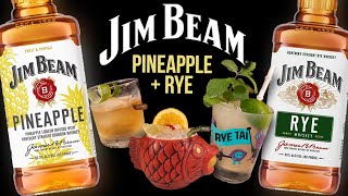 Jim Beam Rye Meets Pineapple. I Made 3 Cocktails.